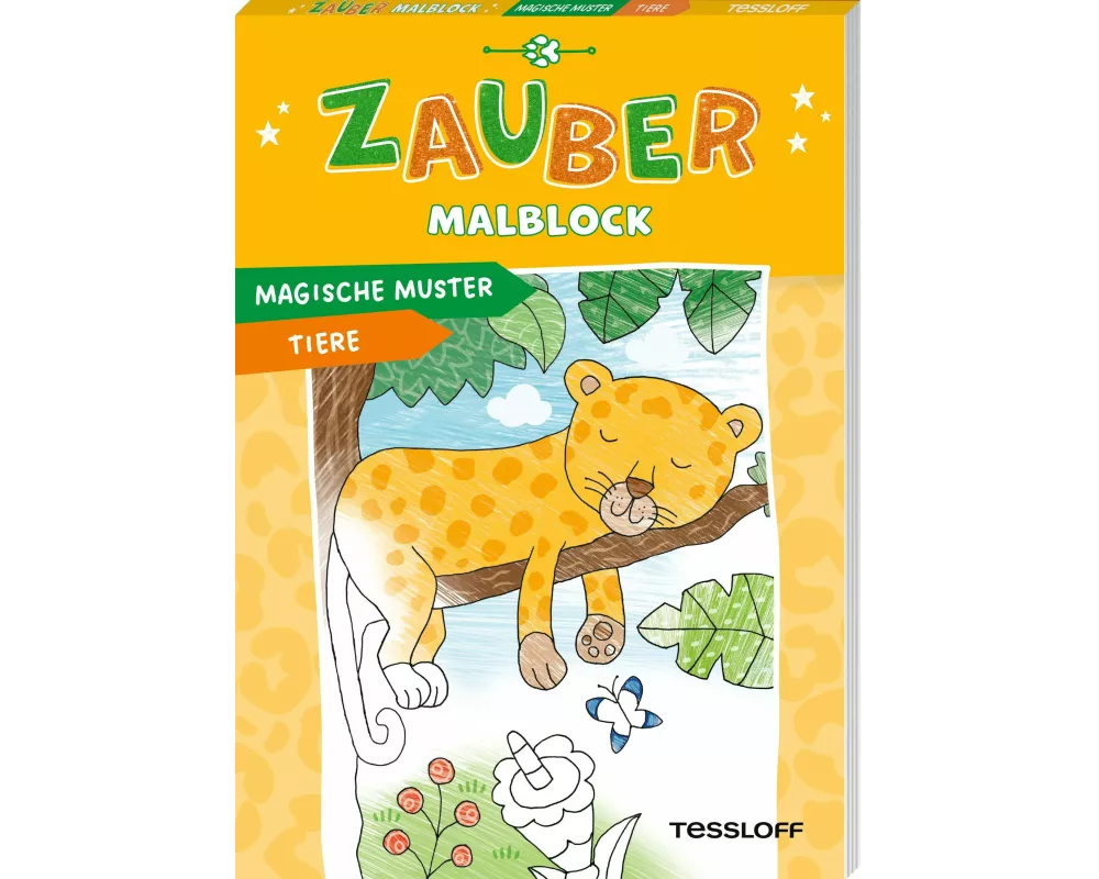 Zaubermalblock. Magische Muster. Tiere