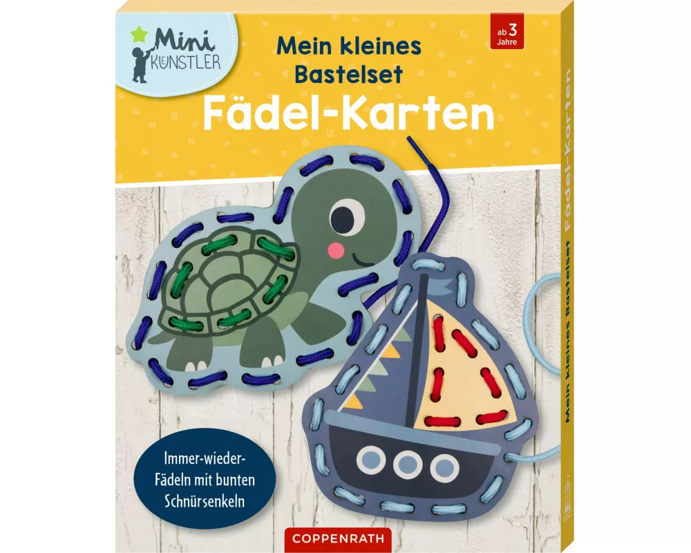 Mein kleines Bastelset: Fädel-Karten
