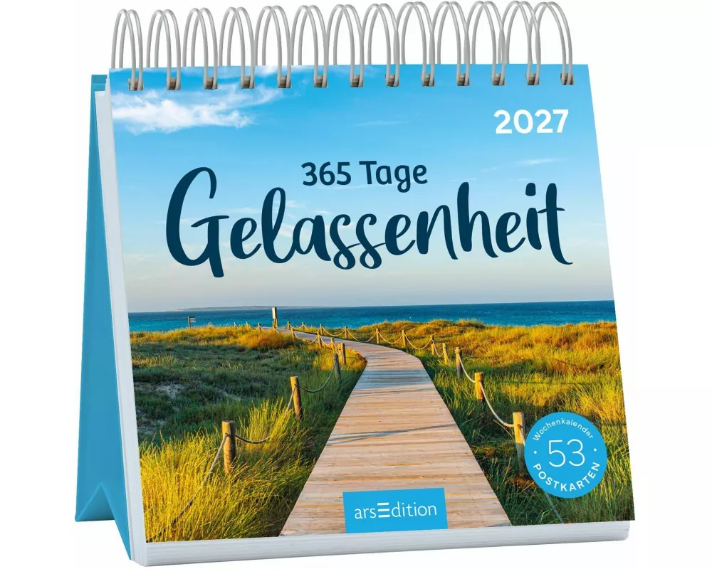 Postkartenkalender 365 Tage Gelassenheit 2027