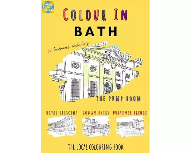 Bath Colouring Book (A4)