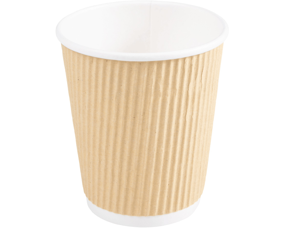 ELCO Coffee to Go Becher 2dl 89221800-097 braun, gerippt, 10Stk.