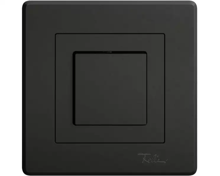 Feller EDIZIOliv Schalter UP-Druckschalter SCH 3 Schwarz