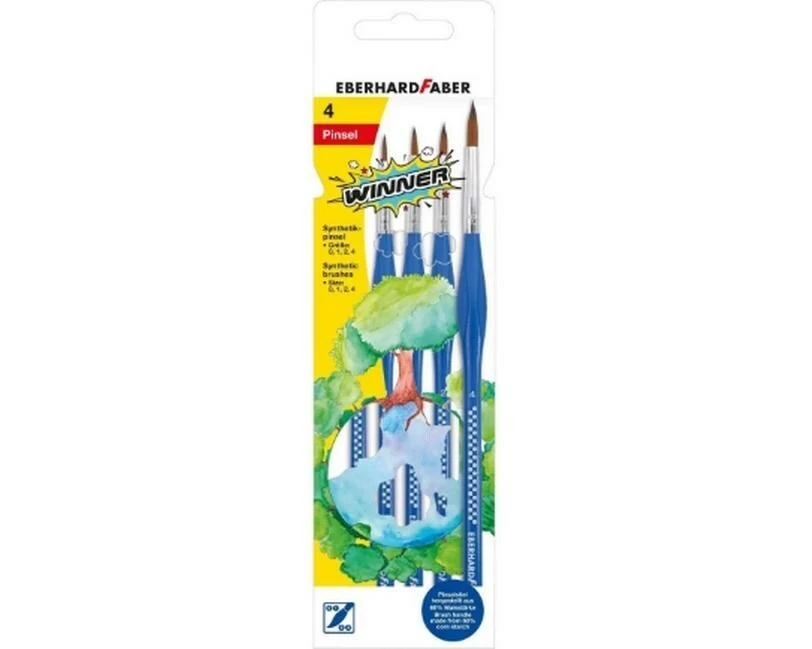 Eberhard Faber Pinsel-Set Winner 4 Stück