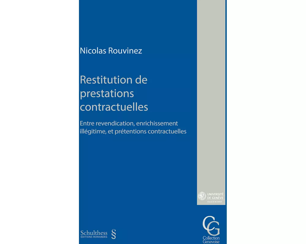 Restitution de prestations contractuelles