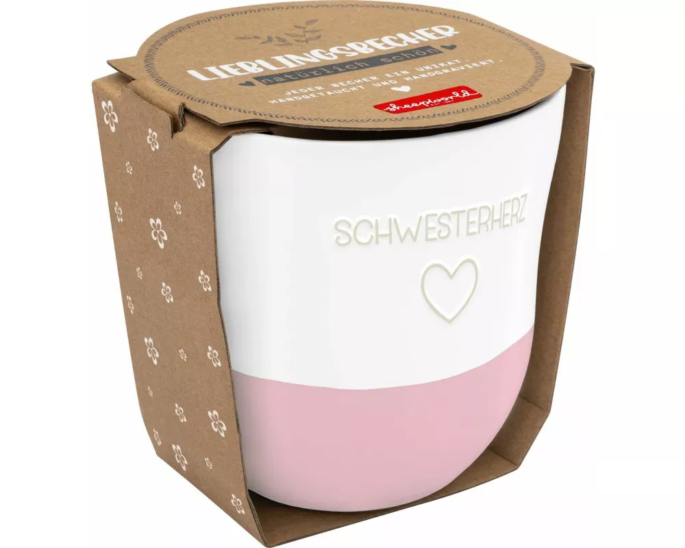 Lieblingsbecher grav. "Schwesterherz"