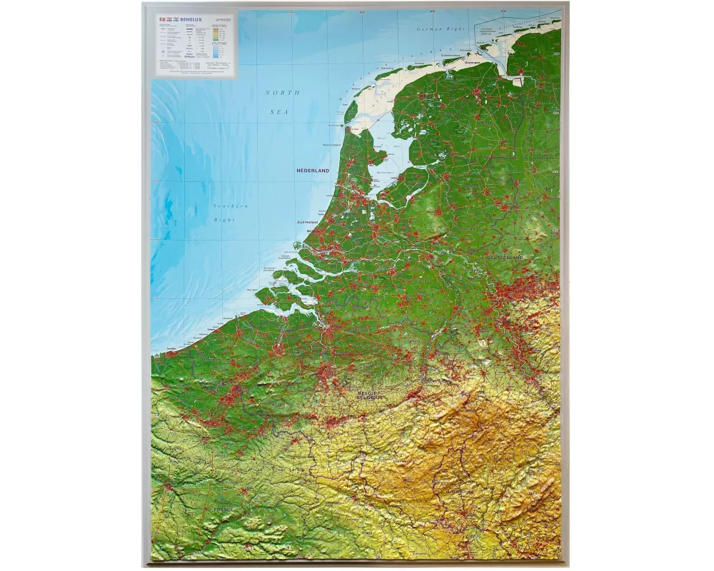 Relief Belelux 1:700.000