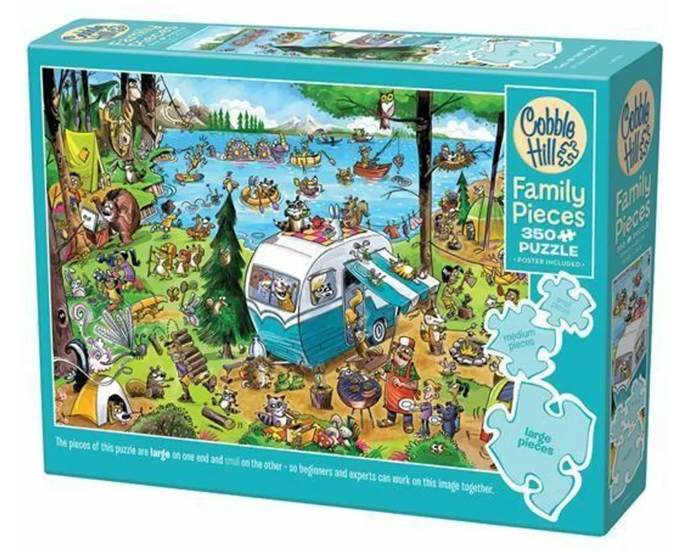 Verrückter Campingausflug 350 Teile