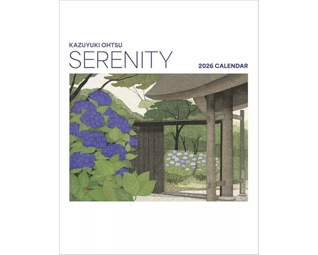 Serenity: Kazuyuki Ohtsu 2026 Mini Wall Calendar