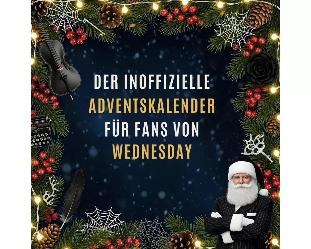 Der inoffizielle Adventskalender für Fans von Wednesday