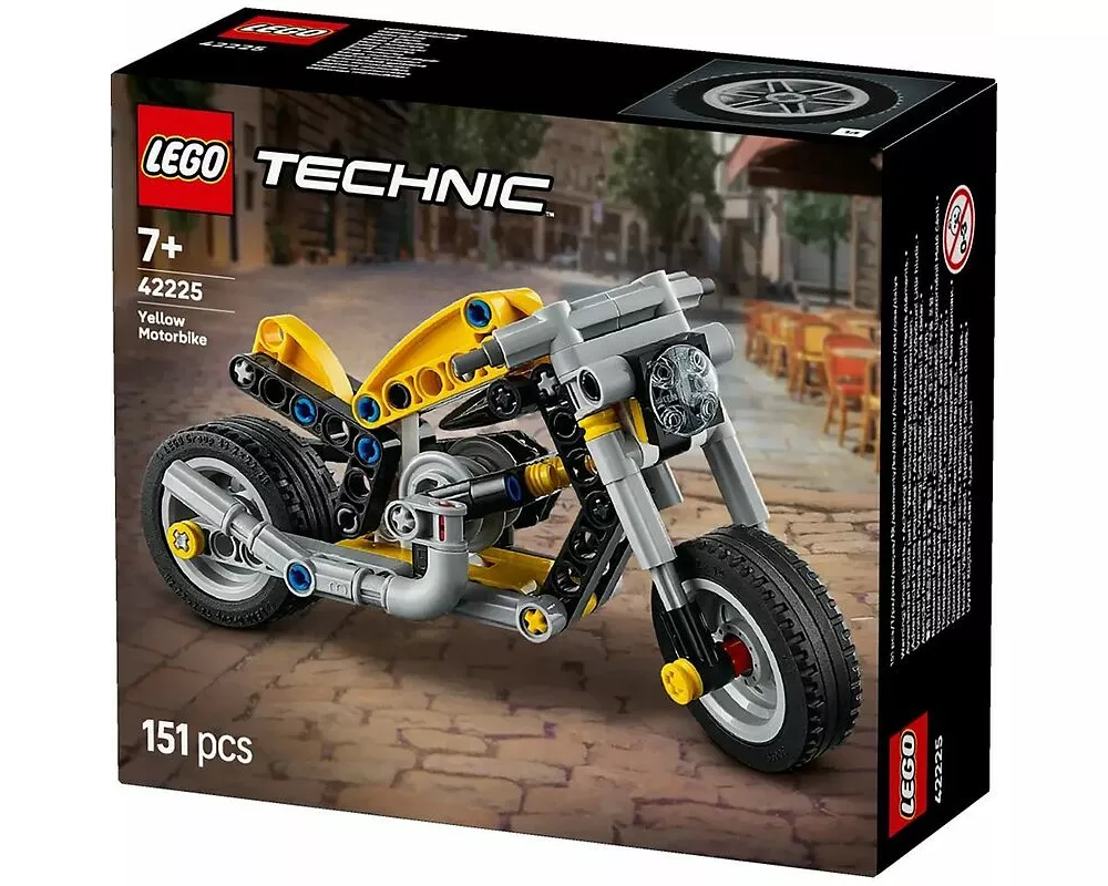 LEGO Technic Gelbes Motorrad