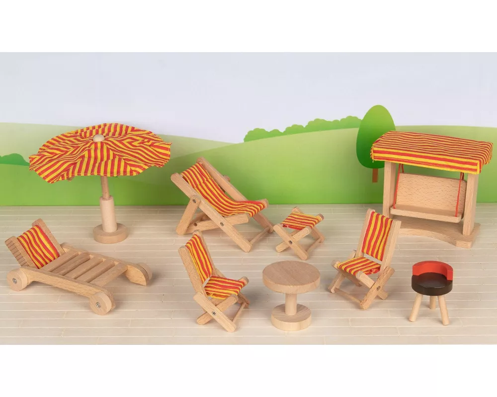 Puppenmöbel Garten