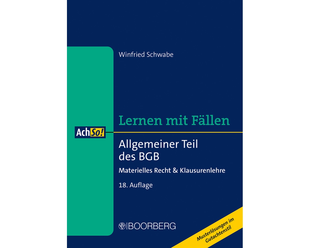 Allgemeiner Teil des BGB