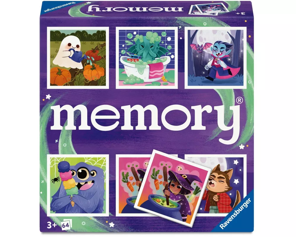 Grusel memory - Gesellschaftsspiel & Brettspiel ab 3 Jahre