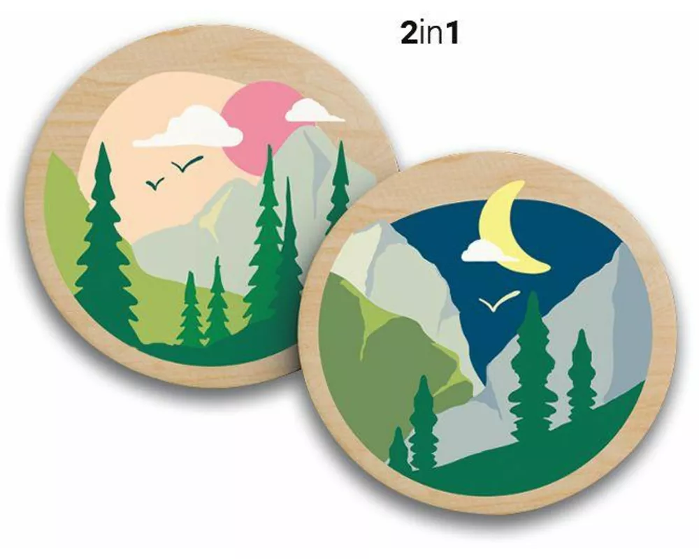 CreArt, Malen nach Zahlen Wooden - Stille Natur