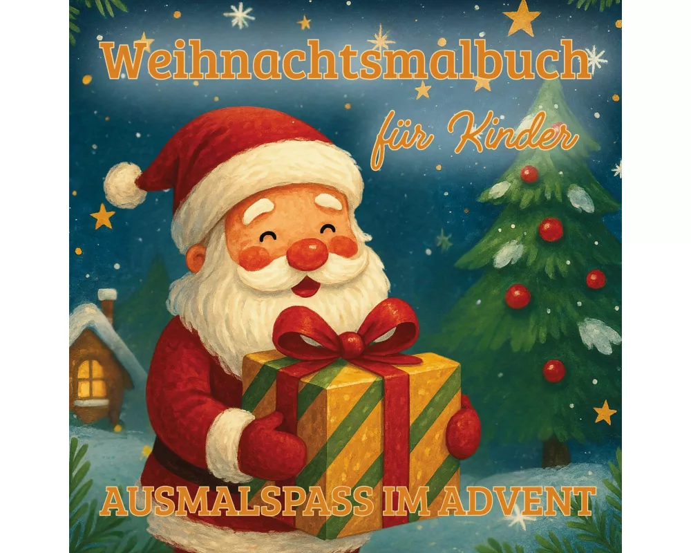Weihnachtsmalbuch für Kinder - kreativer Ausmalspaß im Advent ab 4 Jahre