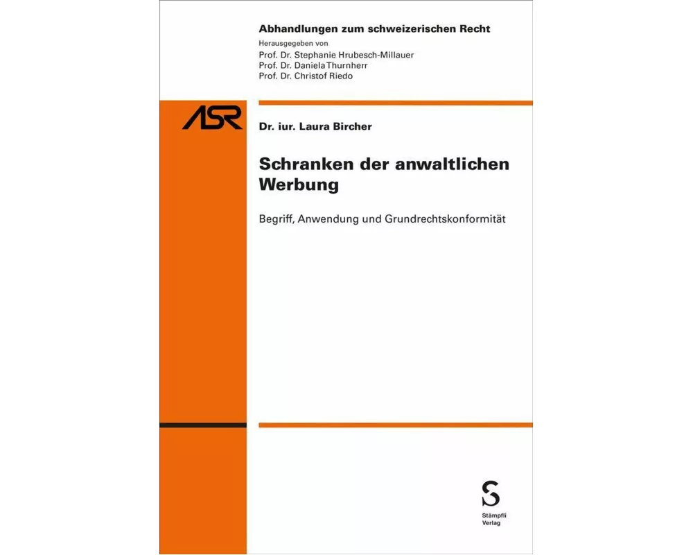 Schranken der anwaltlichen Werbung