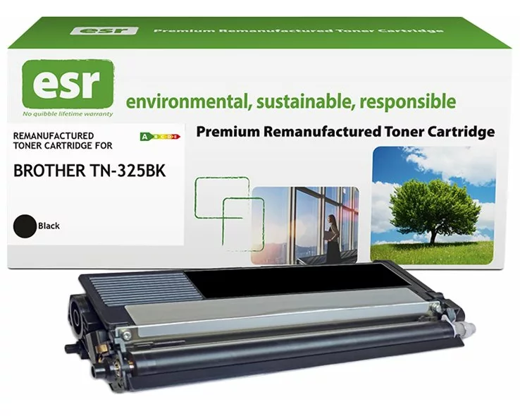 ESR Toner cartridge compatible with Brother TN-325BK black remanufactured 4.000 pages
