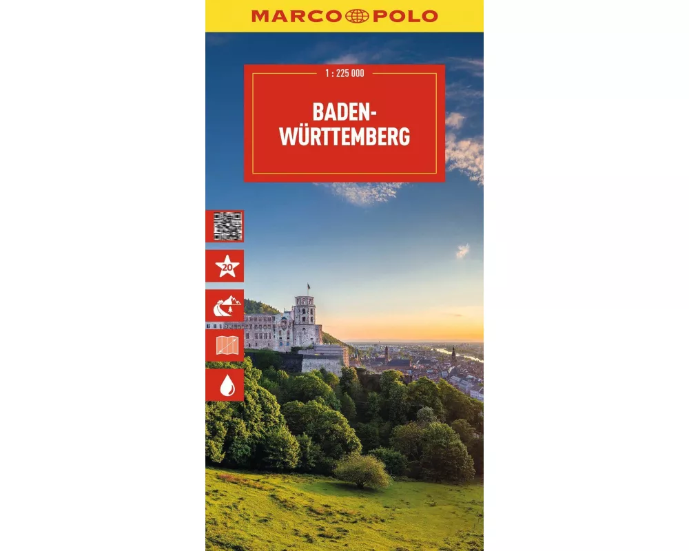 MARCO POLO Reisekarte Deutschland 11 Baden-Württemberg 1:225.000