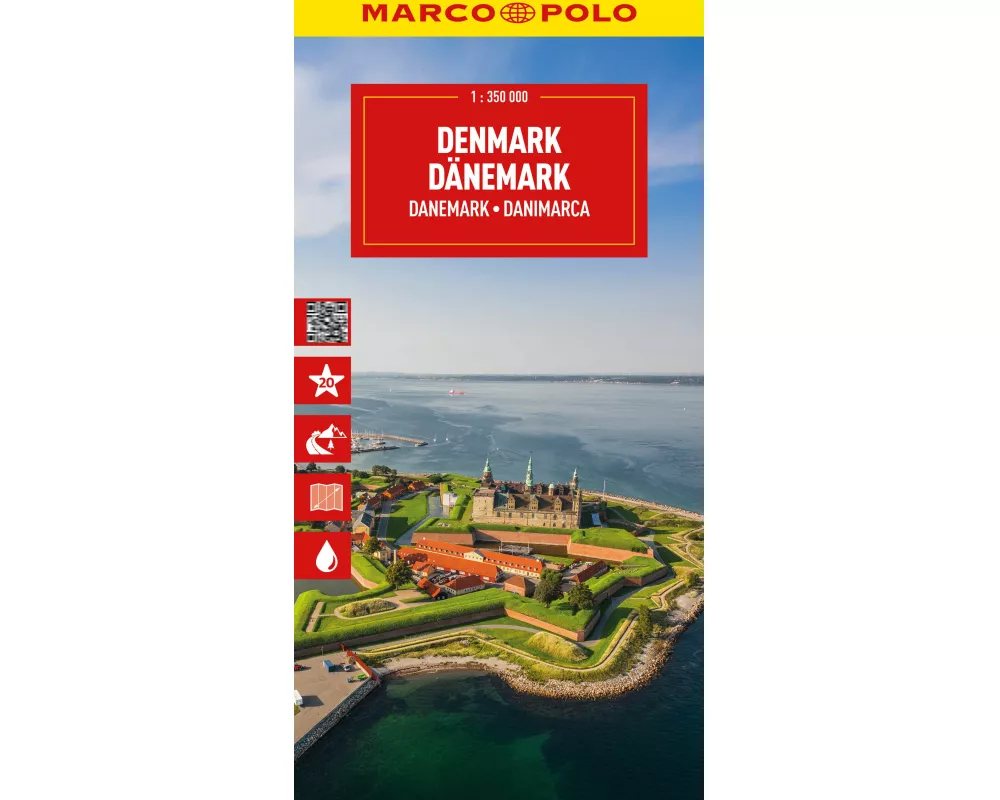 MARCO POLO Reisekarte Dänemark 1:350.000
