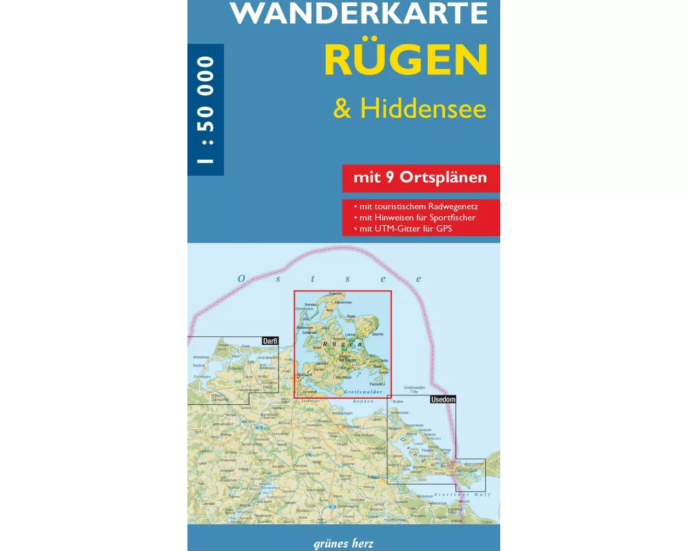 Wanderkarte Rügen & Hiddensee