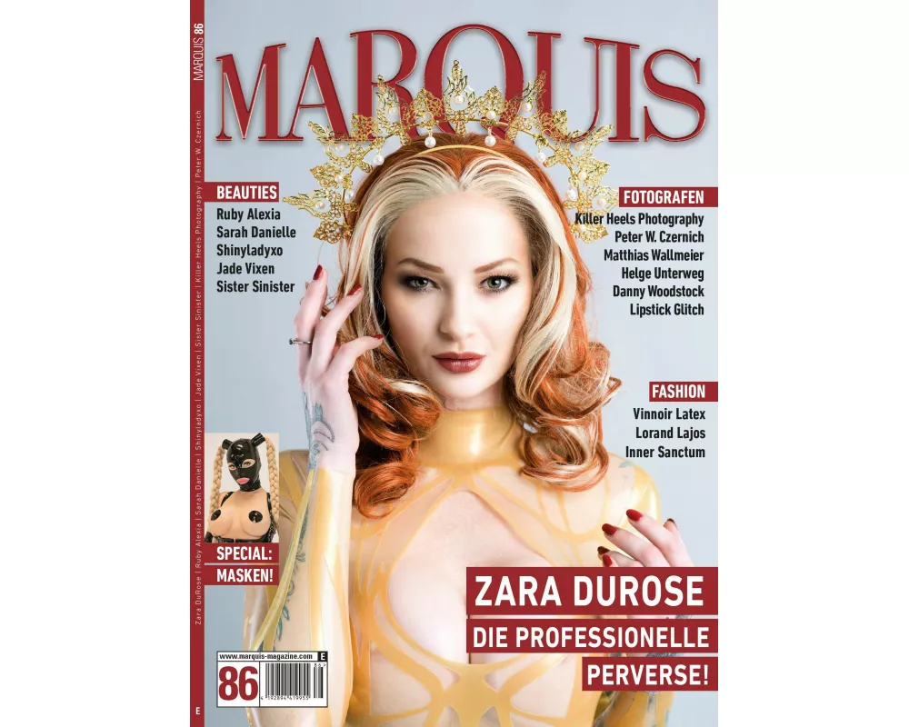 MARQUIS Magazine No. 86- Fetish, Fashion, Latex & Lifestyle -- Englische Ausgabe