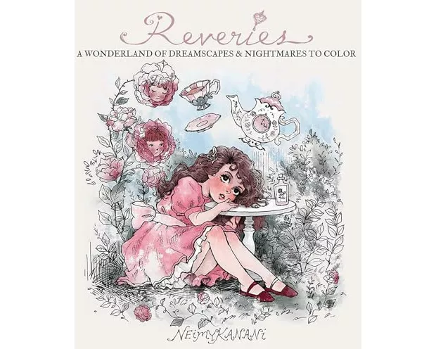 Reveries: A Wonderland of Dreamscapes and Nightmares to Color