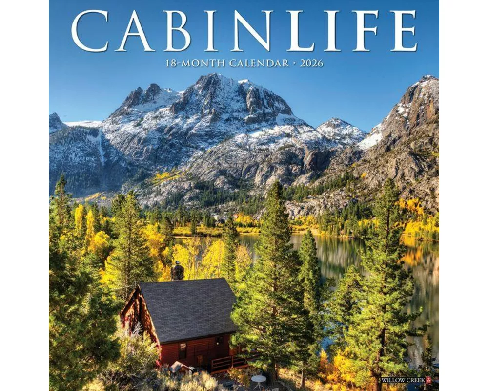 Cabinlife 2026 Wall Calendar