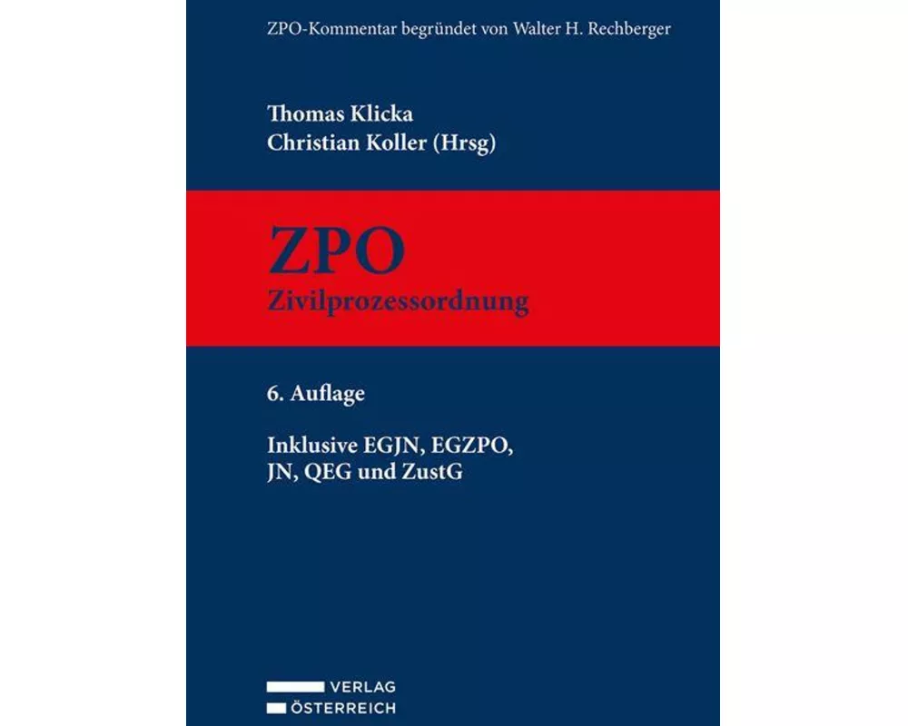 ZPO - Zivilprozessordnung
