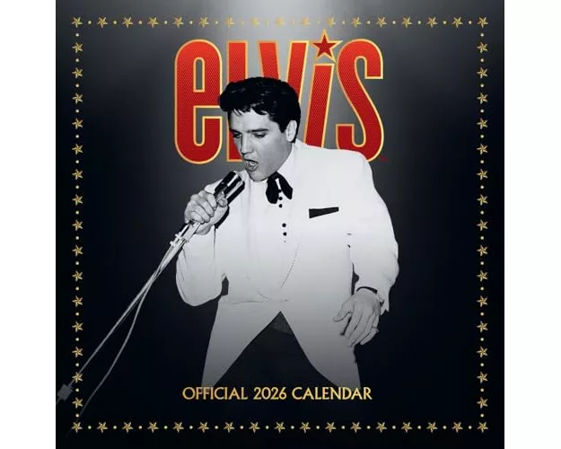 Elvis 2026 Square Calendar