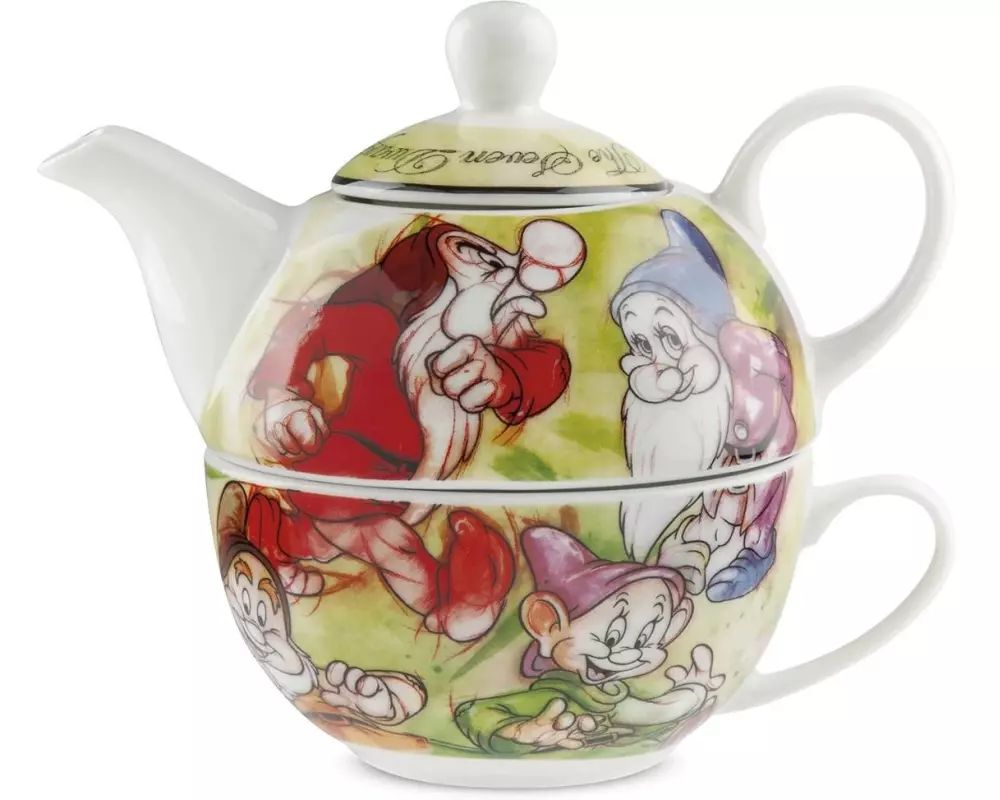 Egan Tee-Set Die 7 Zwerge 470 l, Mehrfarbig