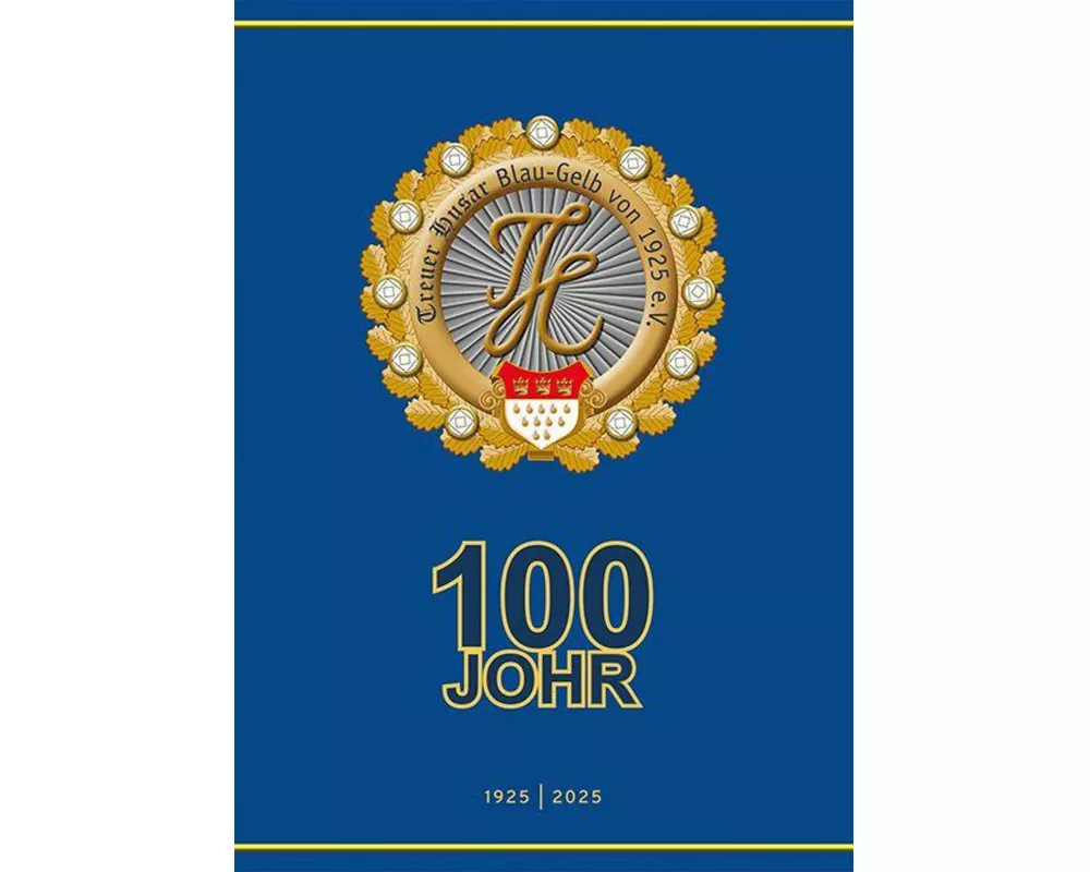 100 Johr KG Treuer Husar Blau-Gelb von 1925