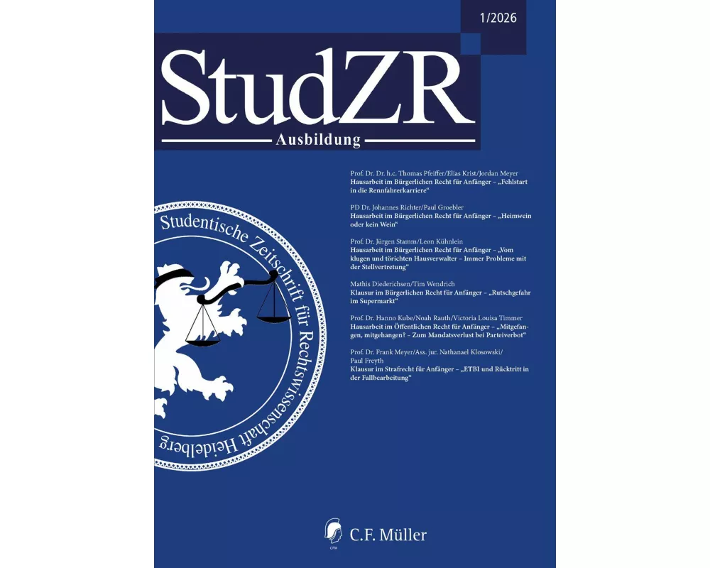 StudZR Ausbildung 1/2026