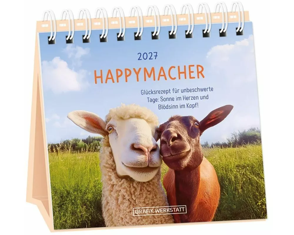 Tischkalender 2027 Happymacher