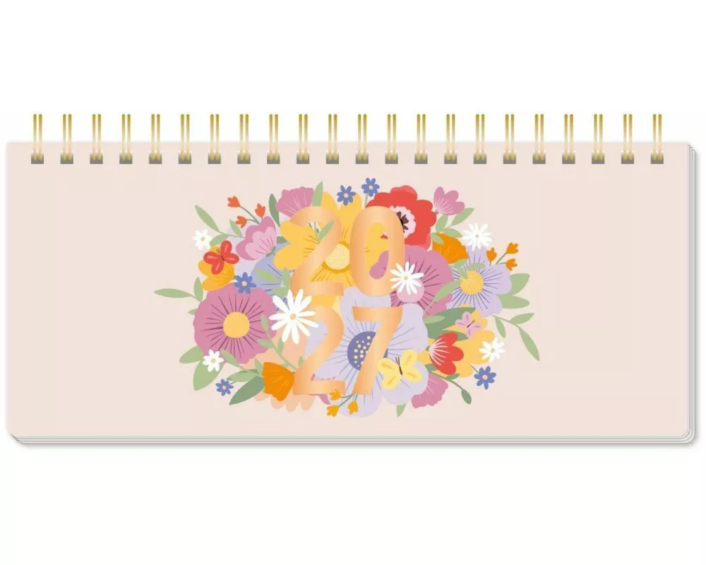 Wochenplaner 2027 Blumenmomente (mit Kalendarium)