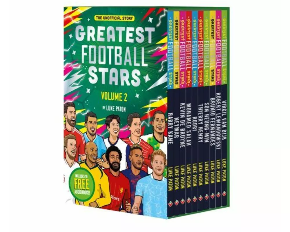 The Greatest Football Stars 10 Book Collection Volume 2