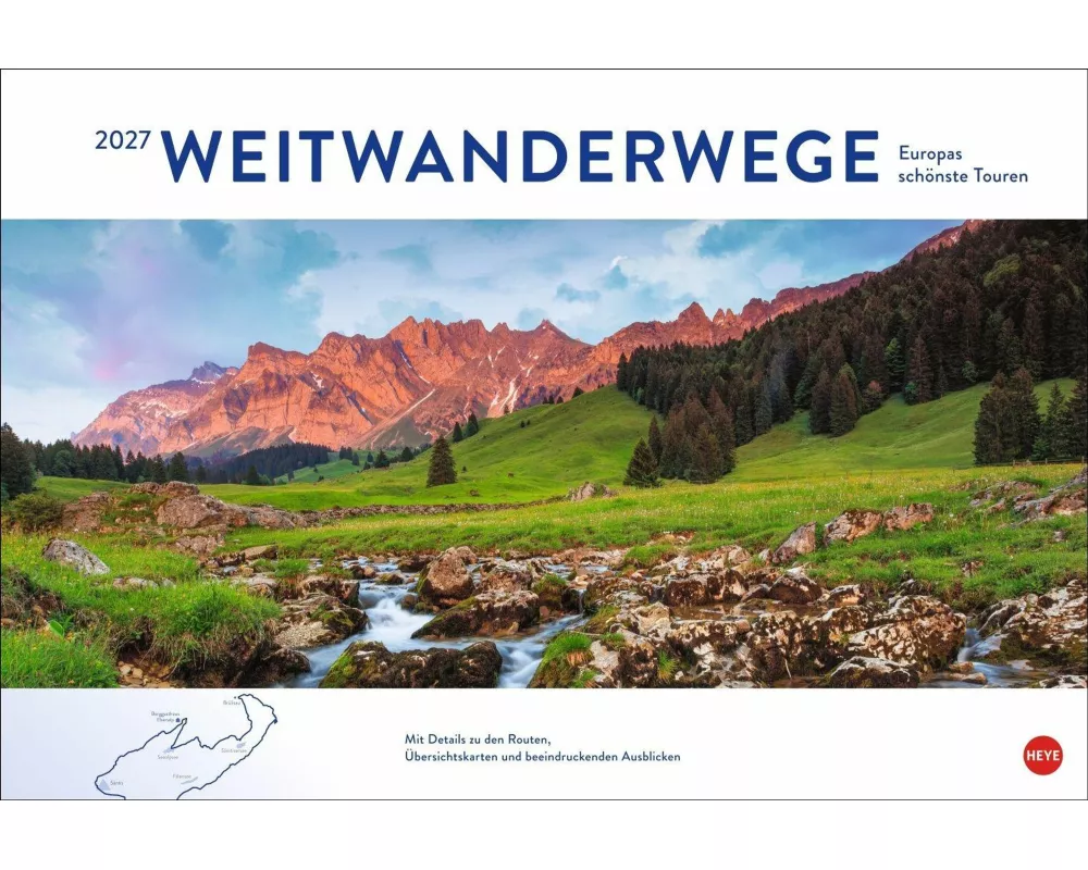 Weitwanderwege Edition Kalender 2027