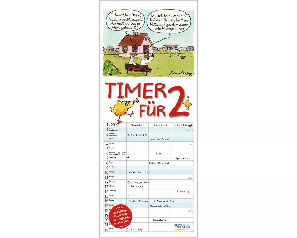 Timer für 2 2027