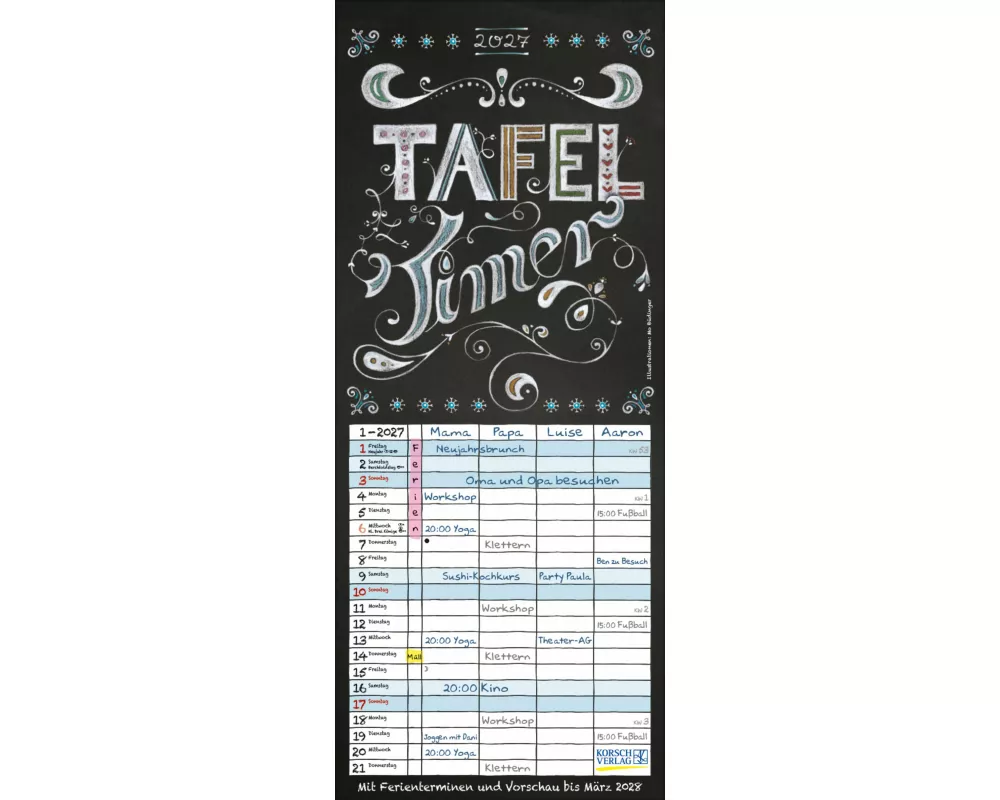 Tafel Timer 2027