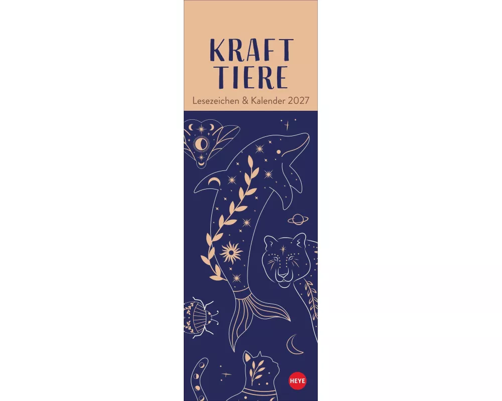 Krafttiere Lesezeichen & Kalender 2027