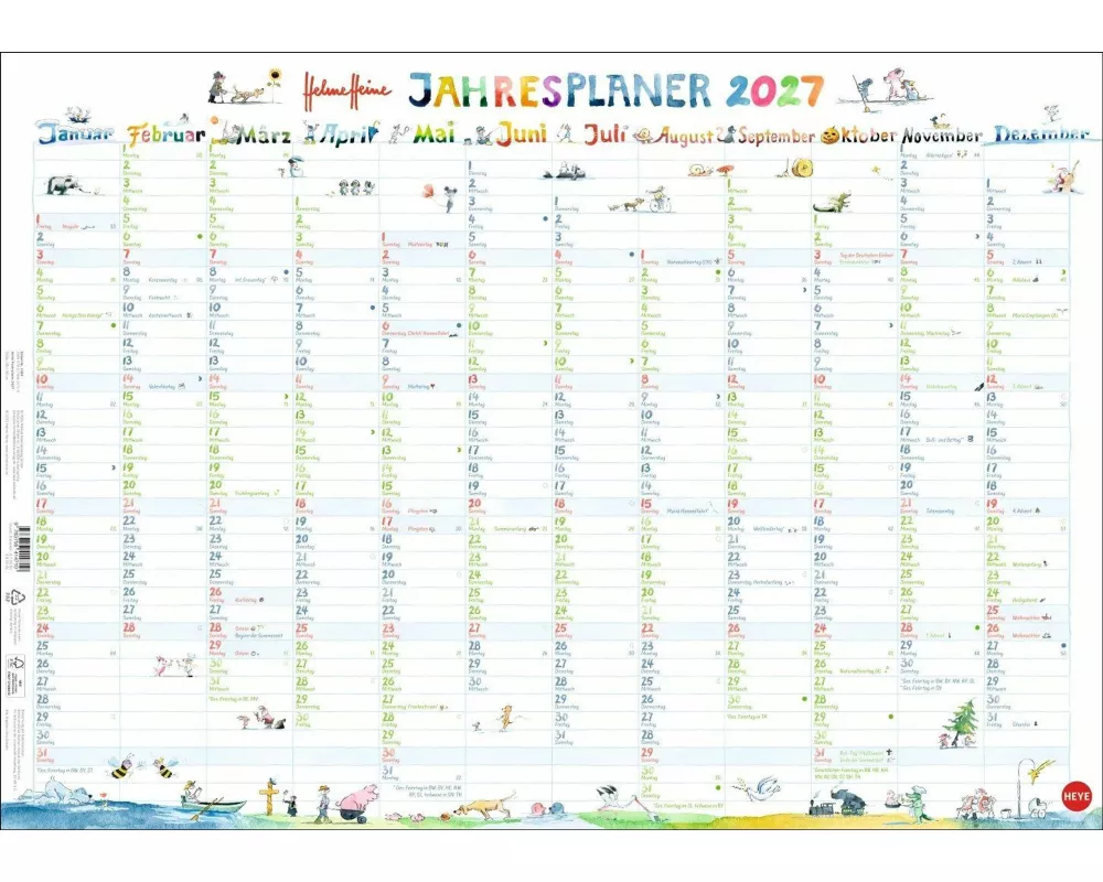 Helme Heine: Posterplaner 2027