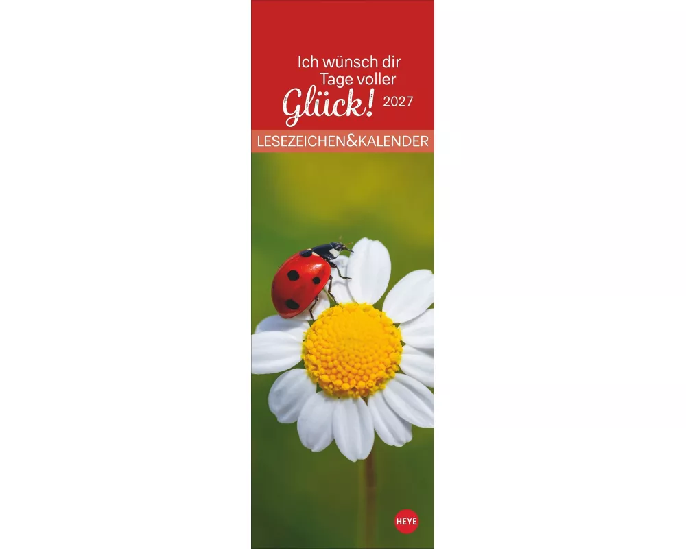 Tage voller Glück Lesezeichen & Kalender 2027