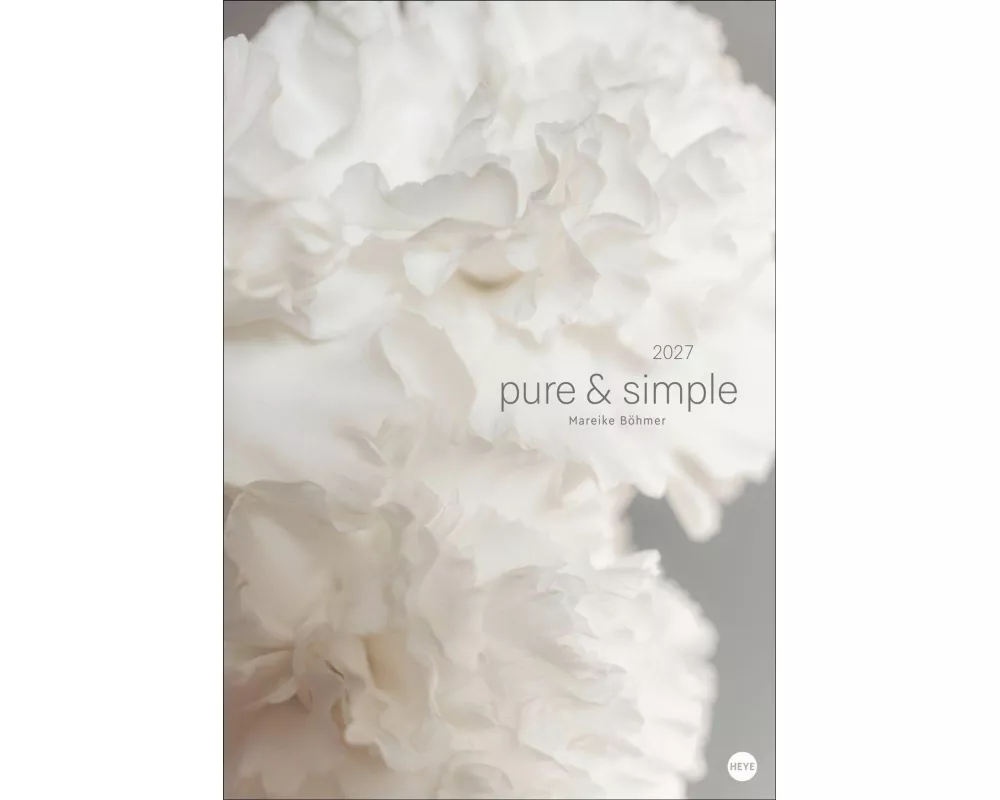 Mareike Böhmer: pure & simple Kalender 2027
