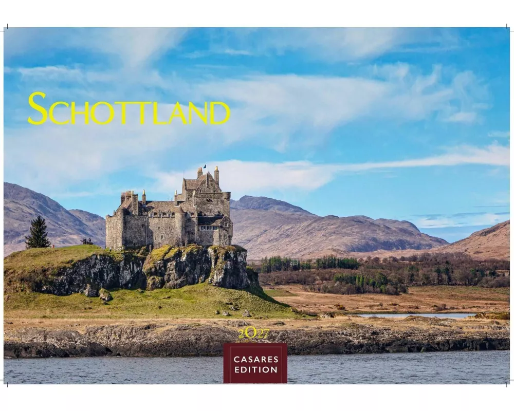 Schottland Kalender 2027 - Wandkalender | Fotokalender England 35x50cm Grosses Format - Faszinierende Bilder von schottischen Highlands, Lochs, Küsten