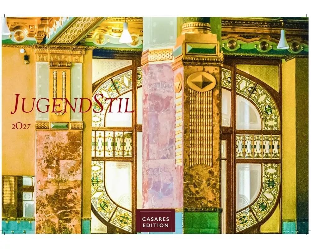 Jugendstil Kalender 2027 - Wandkalender | Fotokalender Kunst 24x35cm - Stilvolle künstlerische Motive im Jugendstil für das ganze Jahr