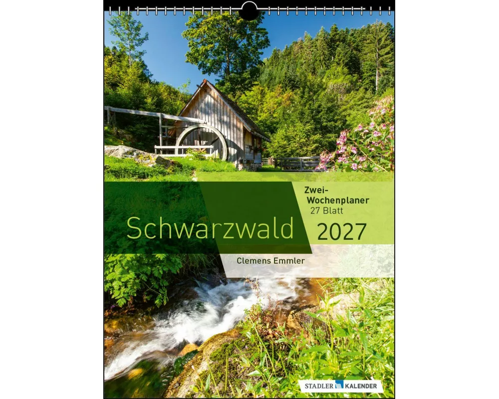 Zwei-Wochenplaner Schwarzwald 2027