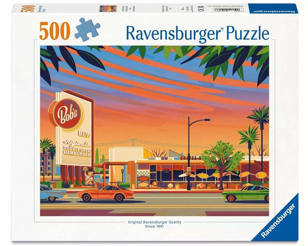 Erwachsenenpuzzle 500 Teile - Amerikanisches Diner
