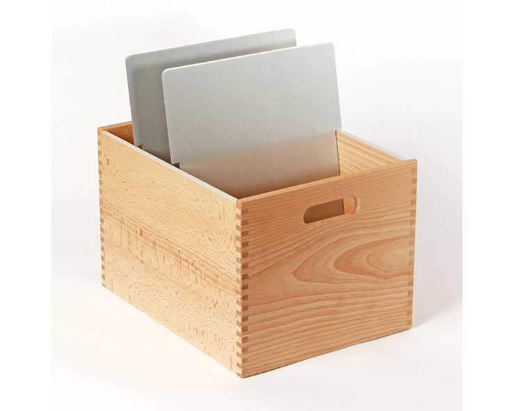 FLÜCK Karteikasten A4 hoch A4HOCH/30 Buche 30 cm