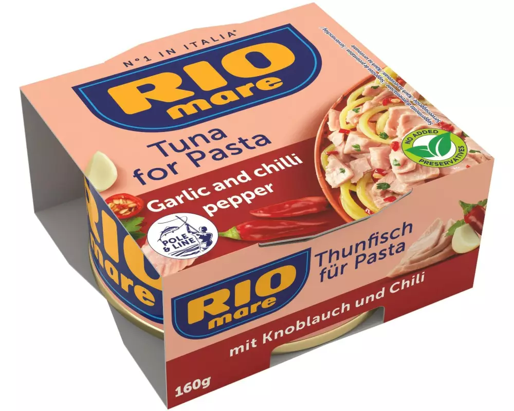 RIO mare Dose Per Pasta Knoblauch & Chili 160 g