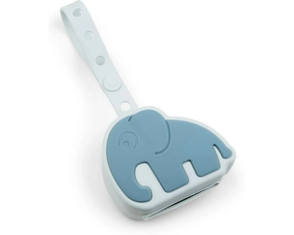 done by deer Schnullertäschchen aus Silikon Elphee Blau