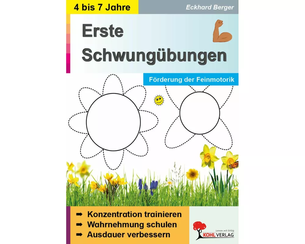 Erste Schwungübungen zur Stärkung der Feinmotorik